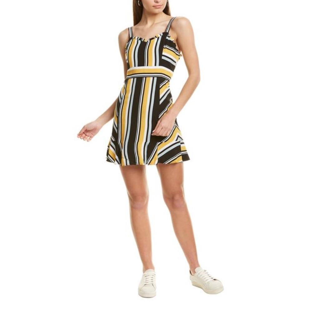 Parker Striped Mini Dress M